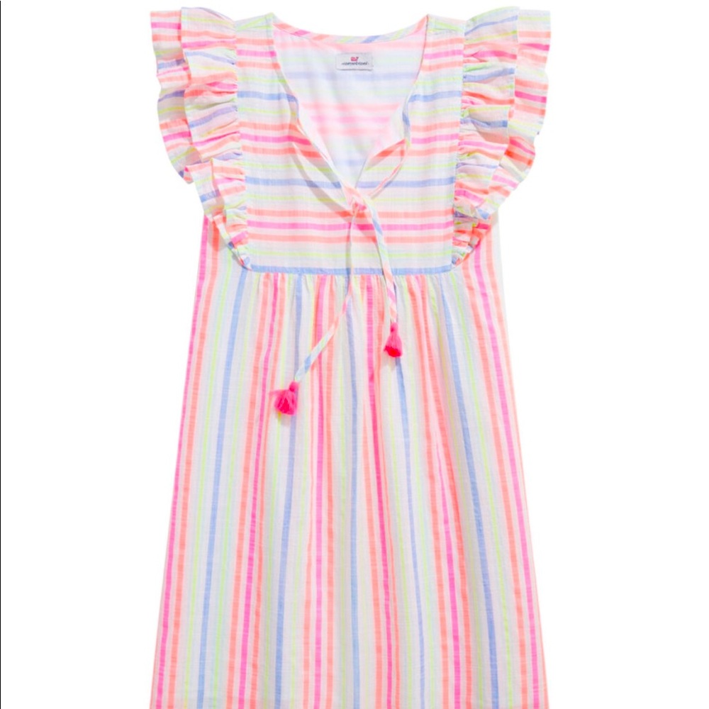 Vineyard Vines Guava Striped Dress